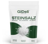 GiDeli Gros Sel Gemme 5 kg - Cristaux Non Iodés - Cuisson et Salaison | cristaux cassés de taille irrégulière, sel pour moulin, eau de cuisson, saumure, bocaux maison, poisson séché