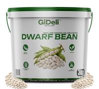 GiDeli Haricots blancs secs 3kg Riches en protéines, légumineuses | Sans additifs Idéal pour les soupes, ragoûts, salades, cuisine, gastronomie, restauration