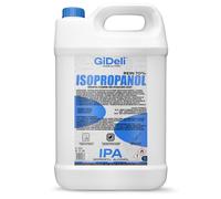 GiDeli Isopropanol 70 % 5 litres d'alcool isopropylique à haut pourcentage IPA pour le nettoyage des composants électroniques, des lentilles et des écrans