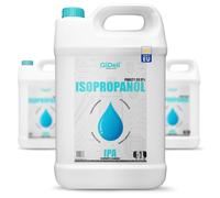 GiDeli Isopropanol 99,9 % - 15 litres - Alcool isopropylique IPA à haute teneur - Pour composants électroniques, lentilles et écrans - Élimination des résines en impression 3D