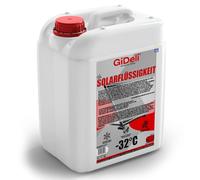 GiDeli Liquide Solaire 20 L - Antigel Prêt à l'Emploi jusqu'à -32 °C | à base de propylène glycol non toxique, pour capteurs solaires, protection fiable contre la corrosion, efficacité thermique