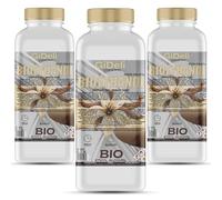 GiDeli Lot de 3 bio-éthanol parfumés à la vanille à 96,6 % d'éthanol pour intérieur et extérieur, sans fumée ni suie, à base de maïs et de betterave sucrière