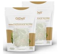 GiDeli Noix de Macadamia 2 x 1 kg - Brisures Nature, Non Salées | zéro sel ajouté, non grillées, idéales en granola, cookies, pâtisserie, purée d'oléagineux