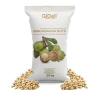 GiDeli Noix de Macadamia 25 kg en Sac - Brisures Nature, Non Salées | zéro sel ajouté, non grillées, idéales en granola, cookies, pâtisserie, purée d'oléagineux