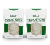 GiDeli Noix de Pécan 2 x 1 kg - Cerneaux Entiers Nature, Non Salés | zéro sel ni sucre ajouté, séchage doux non grillé, idéales en tarte, salade, porridge