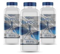 GiDeli Propylène glycol 99,5 % 3 x 1 l de solvant monopropylène glycol (PG) pour cosmétiques, produits pharmaceutiques, industries, laboratoires et applications techniques