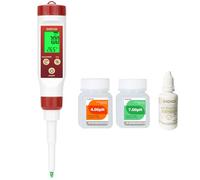 GIDIGI pH Mètre Aliments, pH-Mètre Numérique Pour Fermentation, Sauce Piquante, conservé, Sonde de Test de pH Alimentaire à Pointe de Lance Pour Fromage, Sourdough, Salive,Viande,solide,Semi-solide