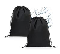 GIDWRIY 2 Pièces Sac Linge Sale Voyage 50x70 CM,Sac pour Vetement Camping,Laundry Bag Travel,Panier Linges Camping Pliable avec Cordon de Serrage,Sacs Vetement Rangement pour Jouets, Dortoir