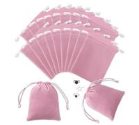 GIDWRIY 20 Pièces Pochette Bijoux Velour 7x9cm,Sachet Bijoux Cadeau,Sac Velours Cordon,Bourse Tissu Velour,Petit Sac Bijoux,Sac D’Emballage Velours,Sacs de Rangement pour Bijoux