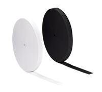 GIDWRIY 2pcs Bande Elastique Couture 10 m,Bande Elastique Plate,Bande élastique Noire Et Blanche,Ruban élastique Ceinture,Bande élastique à Coudre Elastic,Band Sewing pour Pantalon Vêtements