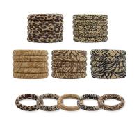 GIDWRIY 30 PCS Elastique Cheveux Femme,Chouchou Cheveux Epais,Élastiques Cheveux Tissu Résistants,Hair Ties Women,Elastic Cheveux Anti Casse,Elastique Scrunchie Cheveux Bouclés pour Fille, Femme