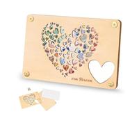 GIDWRIY Cadeaux Argent Bois,Carte De Voeux en Bois,Carte D'Anniversaire en Boiss,Cadeau Argent Mariage,Happy Birthday Cartes pour Offrir Argents,Cartes de Voeux Joyeux Anniversaire pour Femme et Homme