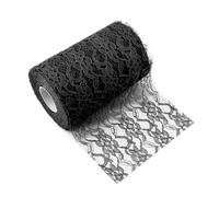 GIDWRIY Chemin de Table Dentelle 15 cm X 25 Yards,Vintage Chemin de Table Decoratif,Bapteme Chemins de Table Communion,Tendre Chemins de Table Mariage,Chemines de Table Cuisine pour Tableau, Cadeau