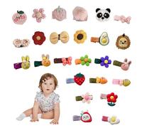 GIDWRIY Lot de 25 pinces à cheveux pour fille, pinces pour bébé, mini accessoires et épingles à cheveux colorées, pincettes et clips pour filles