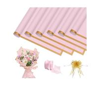 GIDWRIY Papier Bouquet de Fleur 58 X 58 CM,Papier Emballage Fleuriste,Papiers Cadeau Anniversaire,Flower Bouquet Wrapping Paper,Papiers Craft Fleurs,Rouleau Plastique Fleuriste,Emballage Colis