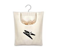 GIDWRIY Sac à Pinces à Linge, Panier Pince à Linge a Suspendre, Panier a Epingle a Linge Exterieur, Porte Epingle a Linge avec Crochet, Portable Sac de Rangement pour Pinces à Linge Jouets Chaussette