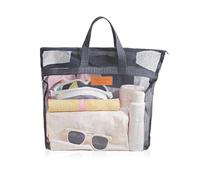 GIDWRIY Sac de Douche Avec Poignée,Sac de Plage en Maille Filet,Shower Bag,Panier de Douche Portable,Sacs de Douche Camping,Sacs de Rangement Multifonction,Saces à Provisions RéUtilisable pour Voyages