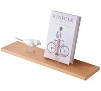 Gieanoo Étagère flottante, 40 cm, en bois de chêne massif, étagère murale rustique, étagère de radiateur pour salon, cuisine, chambre à coucher