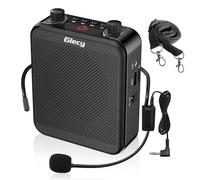 Giecy Amplificateur Voix Portable 30W avec Micro,Batterie au 2800mAh | TF/USB, FM, enregistrement et écho,14 à 17 h d’autonomie vocale pour Enseignant, Guides, Entraîneurs, Présentateurs