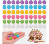 Giegxin Lot de 60 mini bonbons de Noël en forme de gouttes - Couleur macaron
