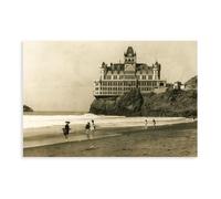 GIEIG Home On The Beach San Francisco Antique victorien - Affiche imprimée pour chambre d'adolescents garçons sans cadre 12