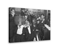 GIEIG Impression sur toile « End of Prohibition Party » - Décoration murale moderne pour chambre à coucher - 40 x 60 cm
