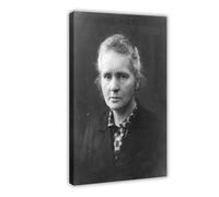 GIEIG Impression sur toile Portrait de Marie Curie pour la maison, l'école, le bureau, 40 x 60 cm