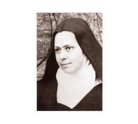 GIEIG Impression sur toile portrait de Sainte Élisabeth de la Trinité - Décoration murale pour chambre à coucher, bureau, chambre à coucher, bureau, cadeau - 60 x 90 cm