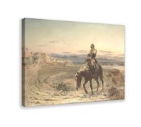 GIEIG Impression sur toile « Restes of An Army » par Elizabeth Thompson pour chambre d'adolescent et de garçon 50 x 75 cm