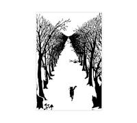GIEIG Impression sur toile « The Cat That Walked By Himself By Rudyard Kipling » - Décoration murale moderne pour chambre à coucher - Sans cadre - 60 x 90 cm