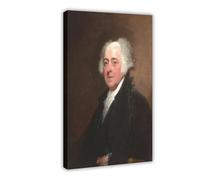GIEIG John Adams Founding Father 2nd U.S. President Poster Impression sur toile pour chambre d'adolescent garçon 60 x 90 cm