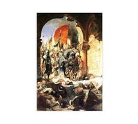 GIEIG L'entree Du Sultan Mehmet Li A Constantinople Poster sur toile décorative pour chambre à coucher, bureau, chambre, cadeau sans cadre, 60 x 90 cm