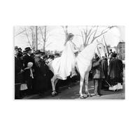 GIEIG Photographie de suffragettes Protest On Horseback par Inez Milholland - Equal Rights Women History Poster et art mural Impression moderne