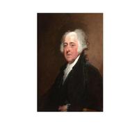 GIEIG Poster John Adams Father 2nd US President pour chambre Esthétique Impression sur toile sans cadre 40 x 60 cm