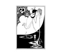GIEIG Poster The Climax By Aubrey Beardsley From Salome By Oscar Wilde - Décoration murale sur toile pour chambre à coucher, bureau, cuisine - Sans cadre - 40,6 x 61 cm