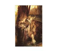 GIEIG Poster The Lament Of Icarus par Herbert James Draper - Décoration murale sur toile pour chambre à coucher, bureau, cuisine - Cadeau sans cadre - 30 x 45 cm
