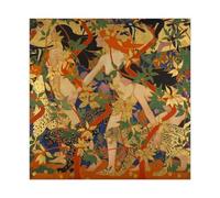 GIEIG Robert Burns - The Hunt (Diana And Her Nymphes) Poster pour chambre - Esthétique - Impression sur toile - Sans cadre - 60 x 60 cm