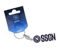 giemme di d'agostino f. srl SSC Napoli Porte-clés en métal émaillé avec logo et inscription, bleu, Taglia unica