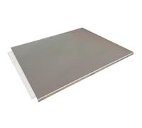 GIEMME Planche à Pâtisserie en Acier Inox 56x60 cm, Plan de Travail Inox pour Pétrissage et Préparation de la Pâte, Surface de Cuisine Résistante