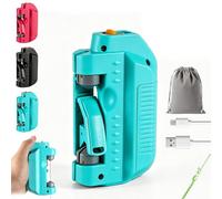Gienslru Automatic Fishing Knot Tying Tool, 2026 New Easy Cast Knot Tying Tool, Portable Electric Lure GT Knotter for PE Line and Leader Knots, Quick Hook Tier for Saltwater Fishing Anglers (Blue)