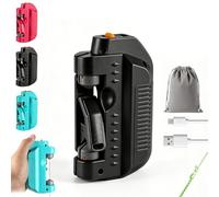Gienslru Automatic Fishing Knot Tying Tool, 2026 New Easy Cast Knot Tying Tool, Portable Electric Lure GT Knotter for PE Line and Leader Knots, Quick Hook Tier for Saltwater Fishing Anglers (Black)