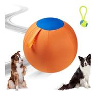 Gienslru Heavy Duty Herding Ball for Dogs: Giant Inflatable Dog Balls for Outdoor Exercise, Mental Stimulation & Push-and-Chase Play (B, 45cm/17.7inch)