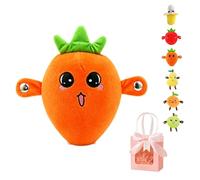 Gienslru Interactive Musical Plush Toy with Sounds, Touch-Sensor Soft Interactive Figure, Fun & Playful Sound-Activated Toys for Kids, Touch-Sensitive Banana Plush Toy for Parent-Child Play (D)