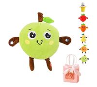Gienslru Interactive Musical Plush Toy with Sounds, Touch-Sensor Soft Interactive Figure, Fun & Playful Sound-Activated Toys for Kids, Touch-Sensitive Banana Plush Toy for Parent-Child Play (E)