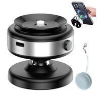Gienslru Joyye 360 Rotatable Car Magnetic Phone Holder, Car Electric Suction Cup Vacuum Magnetic Phone Holder, N52 Strong Magnet, for Windshield, Dashboard, Kitchen, Bedroom, Office (Silver)