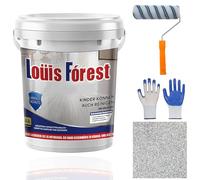 Gienslru Louis Forest Peinture époxy de sol Sable Epoxy Sable Béton Louis Forest Fl-oor Coating Peinture époxy pour Sols Imperméable et Non