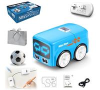 Gienslru Magic Mini Rc Bus, 2026 Upgraded RC Remote Control Sensor Car, Magic Mini Bus Smart RCS Toy, Gestures Follow Small Vehicle Automatic Avoidance Patrol Line Driving Desktop Toy Car (Blue)