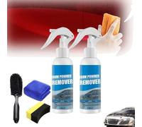 Gienslru Ouhoe Lot de 2 pulvérisateurs anti-rouille pour enlever la rouille de la voiture, spray dérouillé de fer, spray anti-rouille pour voiture, décapant instantané de poudre de fer Ouhoe (2