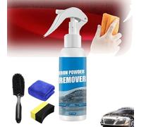 Gienslru Ouhoe Spray dérouilleur de fer, spray décapant de poudre de fer, spray anti-rouille multifonction, spray anti-rouille de voiture Ouhoe, spray décapant instantané de poudre de fer Ouhoe (1