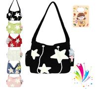 Gienslru Solarix Crossbody Bag, Solarix Bag, Y2k Star Tote Hobo Bag for Women, Aestheic Shoulder Bag, Large Capacity Corduroy (A)